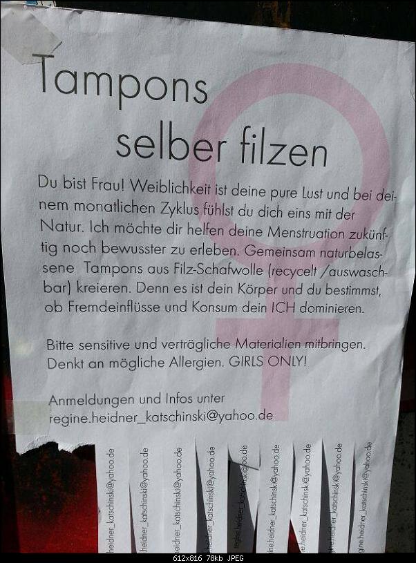 Klicken Sie auf die Grafik fr eine grere Ansicht 

Name:	tampons selber filzen.jpg 
Hits:	116 
Gre:	77,8 KB 
ID:	10671